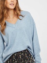 Pull VIRIL OVERSIZE V-NECK KNIT TOP - NOOS