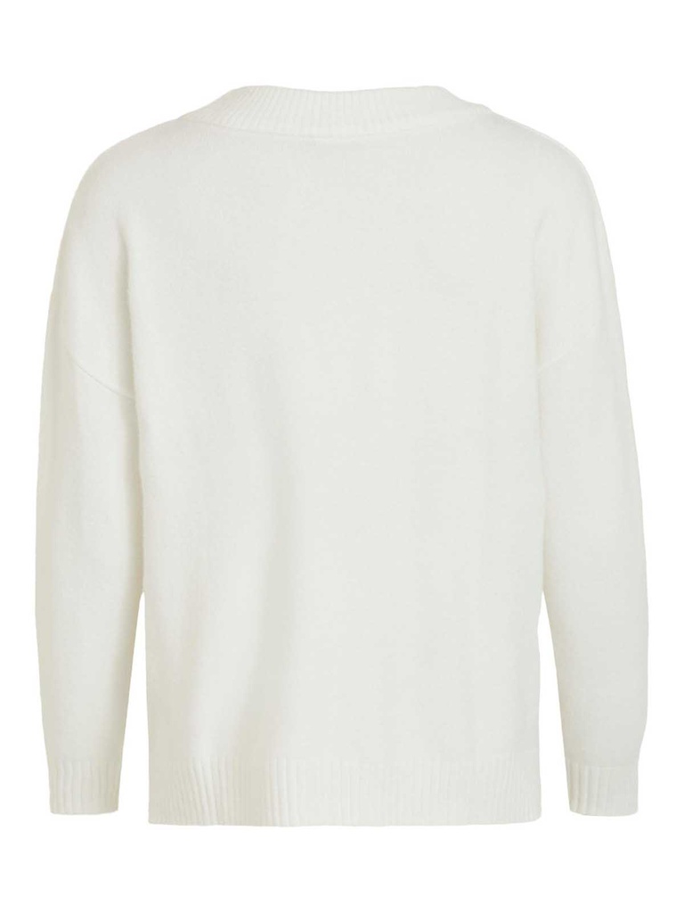 Pull VIRIL OVERSIZE V-NECK KNIT TOP - NOOS