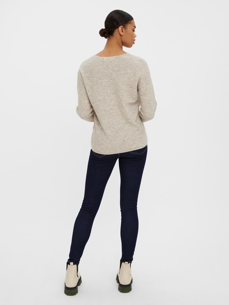 Pull CREWLEFILE LS V-NECK BLOUSE NOOS