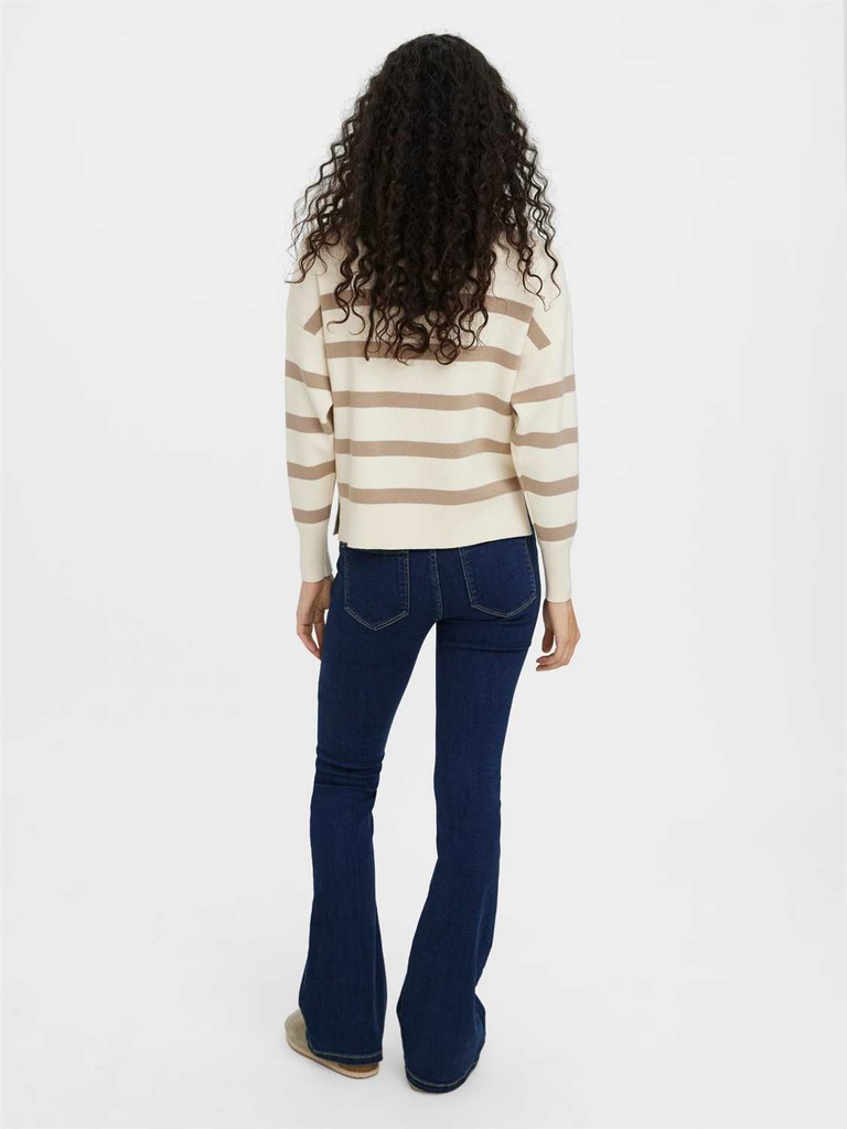 Pull VMSABA STRIPE HIGHNECK NOOS