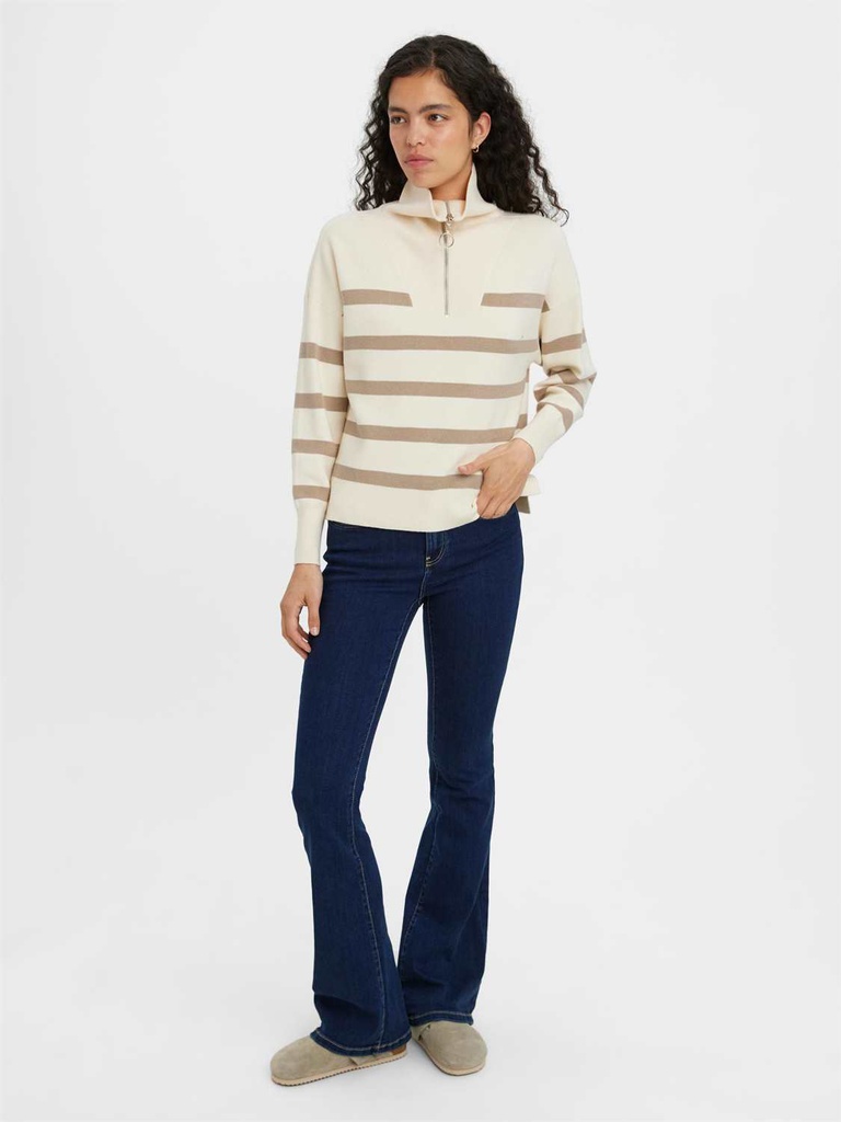 Pull VMSABA STRIPE HIGHNECK NOOS