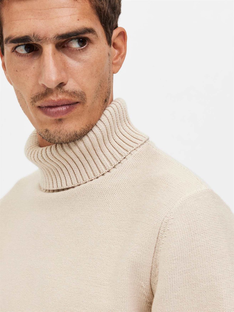 Pull SELECTED SLHAXEL LS KNIT ROLL NECK W