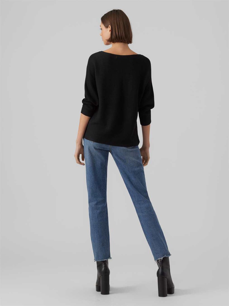 Pull VERO MODA VMNORA 3/4 BOATNECK BLOUSE NOOS