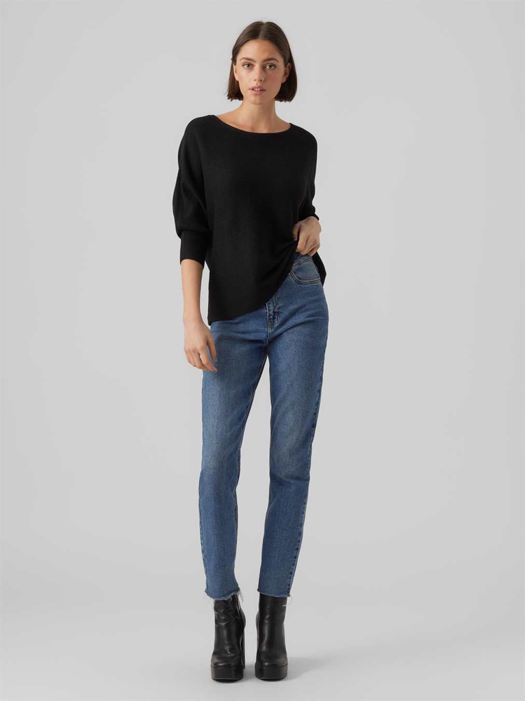 Pull VERO MODA VMNORA 3/4 BOATNECK BLOUSE NOOS