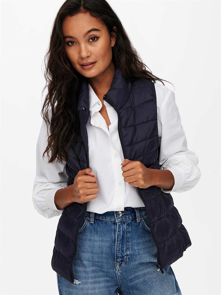 Manteau &amp; veste ONLY ONLNEWCLAIRE QUILTED WAISTCOAT OTW NOOS