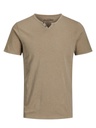 T-shirt JACK &amp; JONES SPLIT NECK TEE SS NOOS