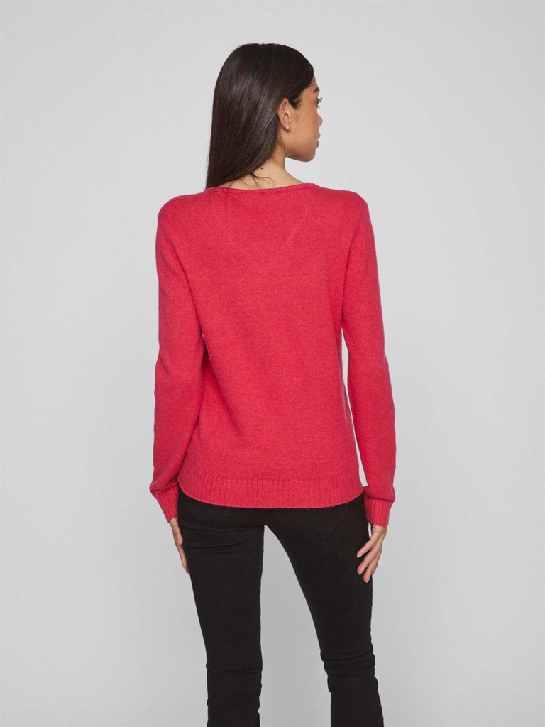 Pull VILA VIRIL V-NECK L/S   NOOS