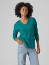 Pull VERO MODA VMCREWLEFILE LS V-NECK BLOUSE NOOS