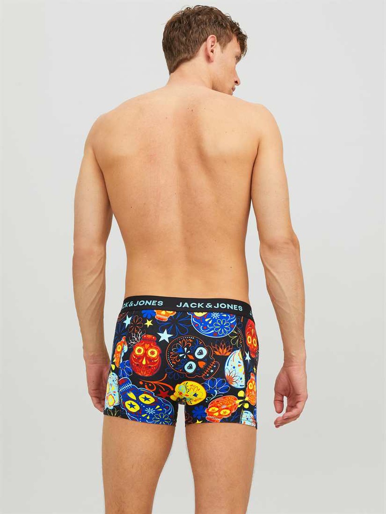 Sous-vêtements JACK &amp; JONES JACSUGAR SKULL TRUNKS 3 PACK. NOOS