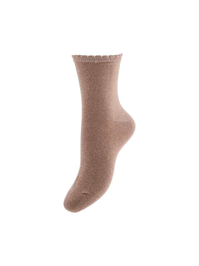 Chaussettes PIECES PCSEBBY GLITTER LONG 1 PACK SOCKS NOOS