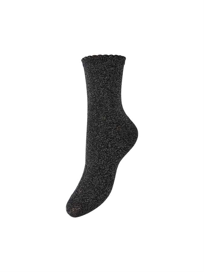 Chaussettes PIECES PCSEBBY GLITTER LONG 1 PACK SOCKS NOOS