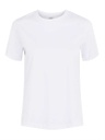 Top PIECES PCRIA SS FOLD UP SOLID TEE NOOS BC