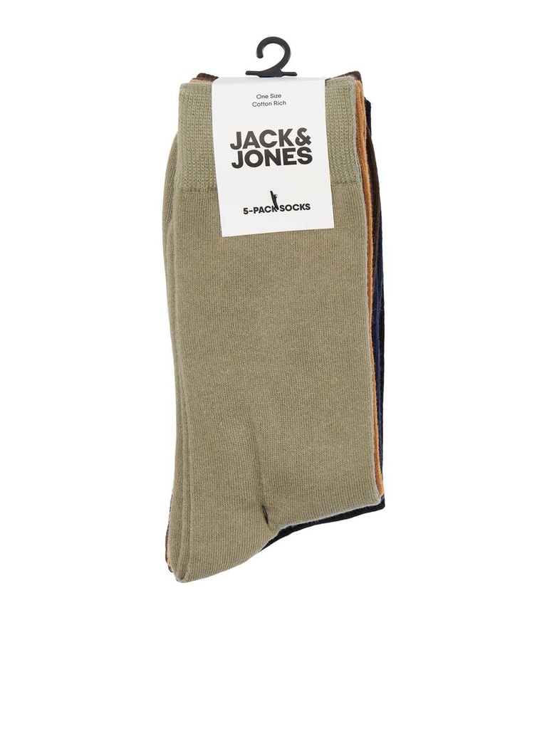 Chaussettes JACK &amp; JONES JACEARTH TONES SOCKS 5 PACK