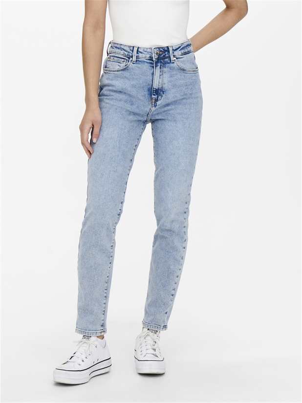 Jeans Mom ONLY ONLEMILY STRETCH HW ST AK DNM CRO789NOOS