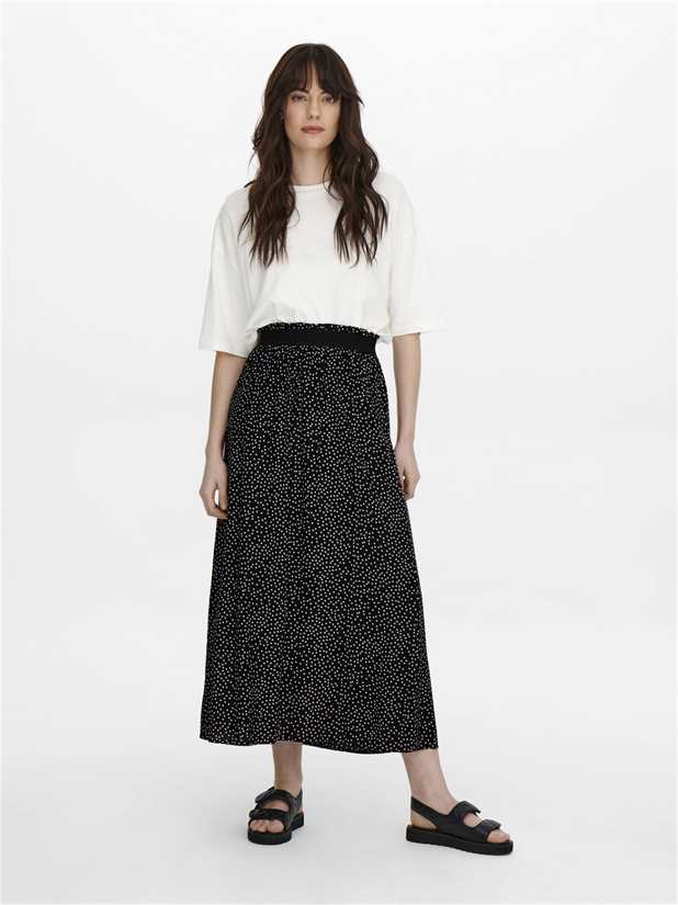 Jupe ONLY ONLVENEDIG AOP LIFE LONG SKIRT WVN NOOS