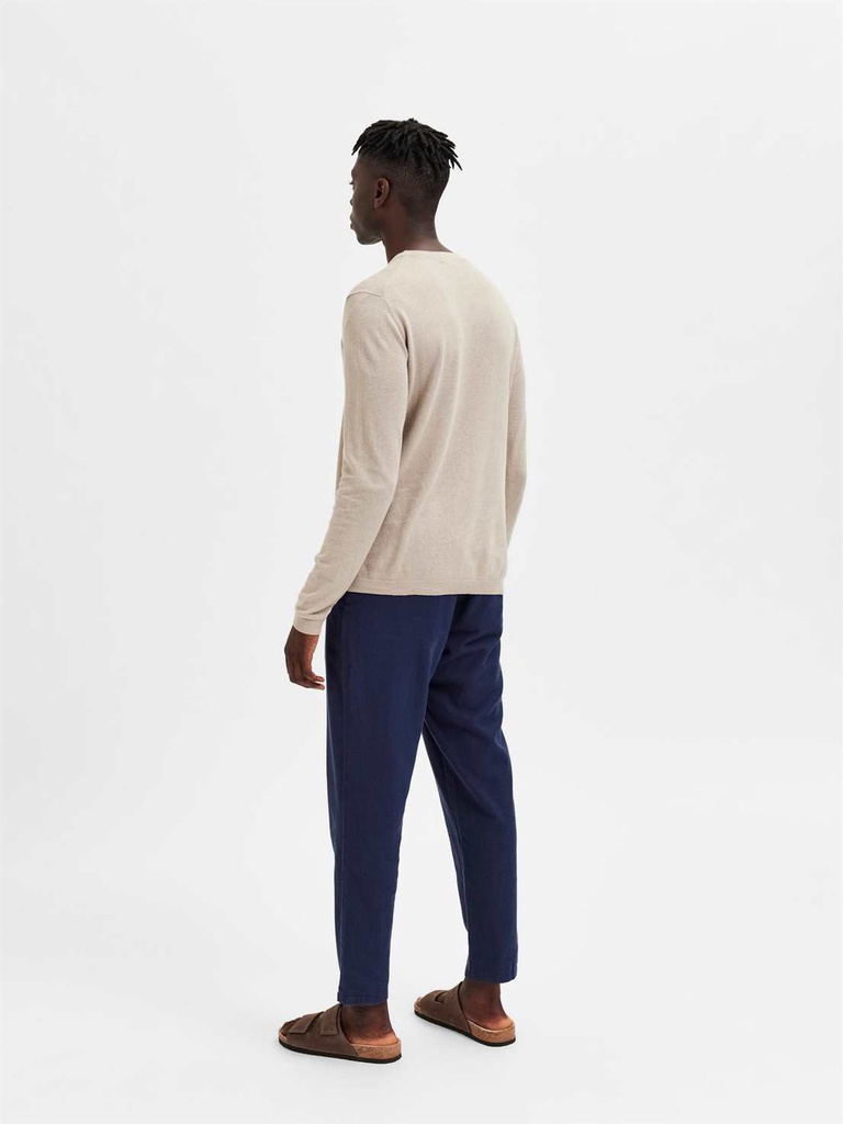 Pull SELECTED SLHBERG CREW NECK NOOS