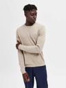 Pull SELECTED SLHBERG CREW NECK NOOS