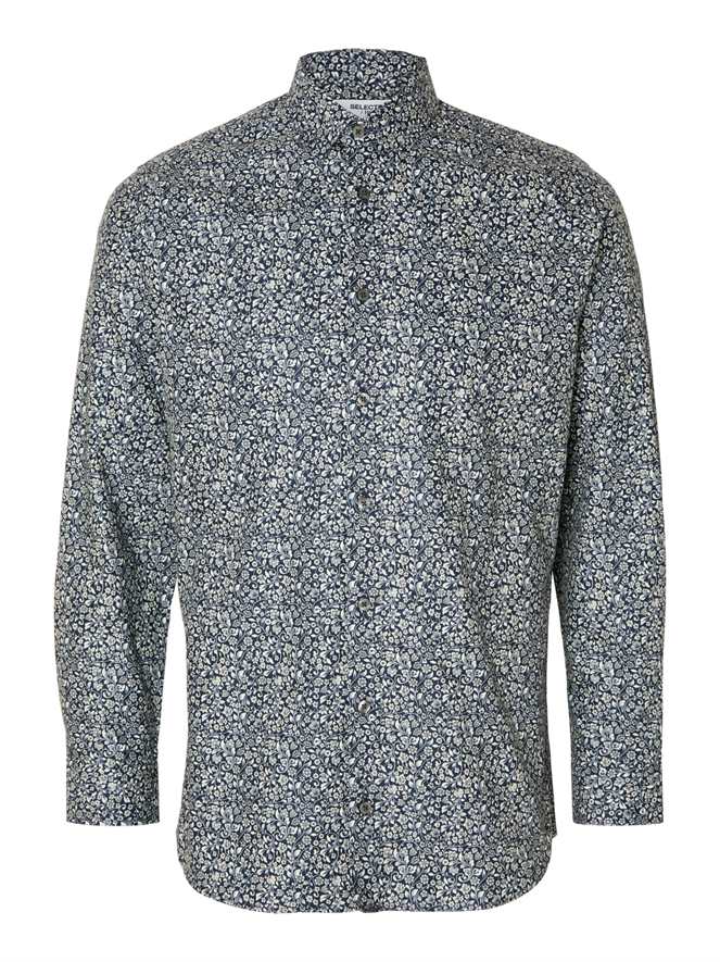 Chemise SELECTED SLHSLIM-ETHAN SHIRT LS AOP NOOS