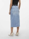 Jupe VERO MODA VMVERI HR CALF DENIM SKIRT GA MIX NOOS