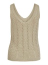 Pull VILA VIFOLIA V-NECK S/L GLITTER KNIT TOP