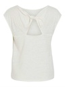 Top VILA VIFIARA BOAT NECK S/S KNOT TOP