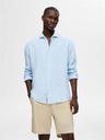 Chemise SELECTED SLHREGKYLIAN-LINEN SHIRT LS CUT AWAY