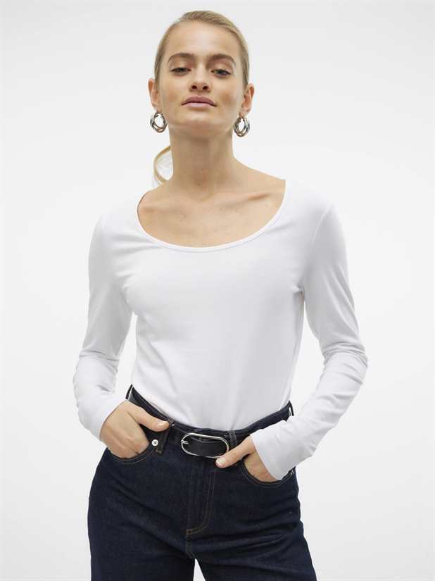 T-shirt &amp; top VERO MODA MAXI MY LS SOFT UNECK GA NOOS