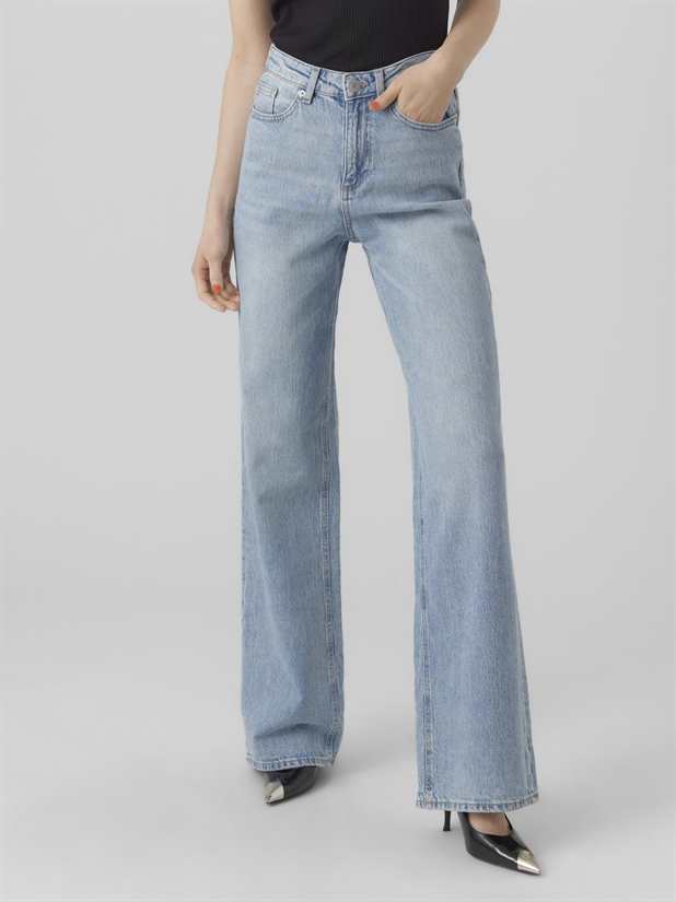 Jeans VERO MODA VMTESSA HR WIDE JEANS RA339 GA NOOS