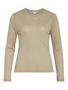 Top VILA VIALEXIA O-NECK L/S TOP - NOOS