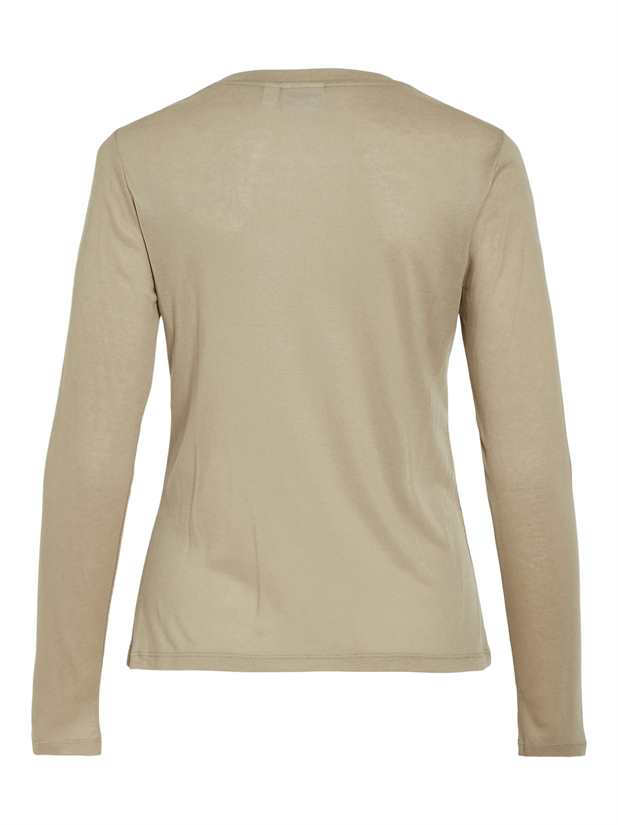 Top VILA VIALEXIA O-NECK L/S TOP - NOOS