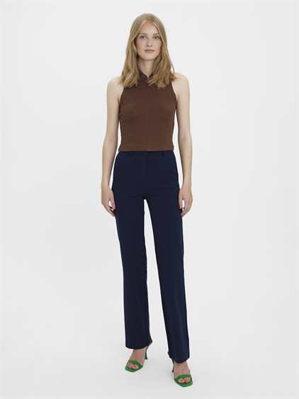 Pantalon VERO MODA VMZAMIRA MW STRAIGHT PANT GA NOOS