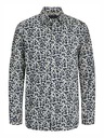 Chemise JACK &amp; JONES JPRBLALEEDS PRINT DOBBY L/S SHIRT LN