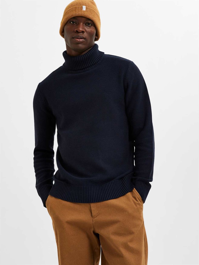 Pull SELECTED SLHAXEL LS KNIT ROLL NECK W