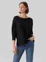 Pull VERO MODA VMNORA 3/4 BOATNECK BLOUSE NOOS