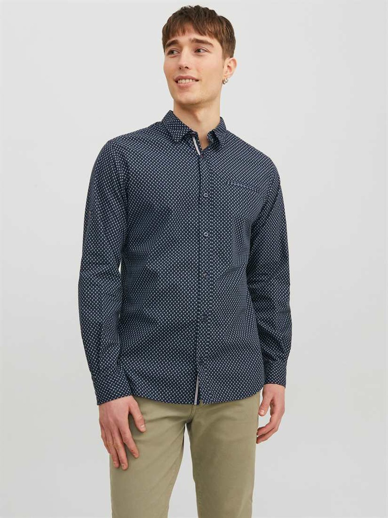 Chemise JACK &amp; JONES JJEREMY DETAIL SHIRT LS NOOS