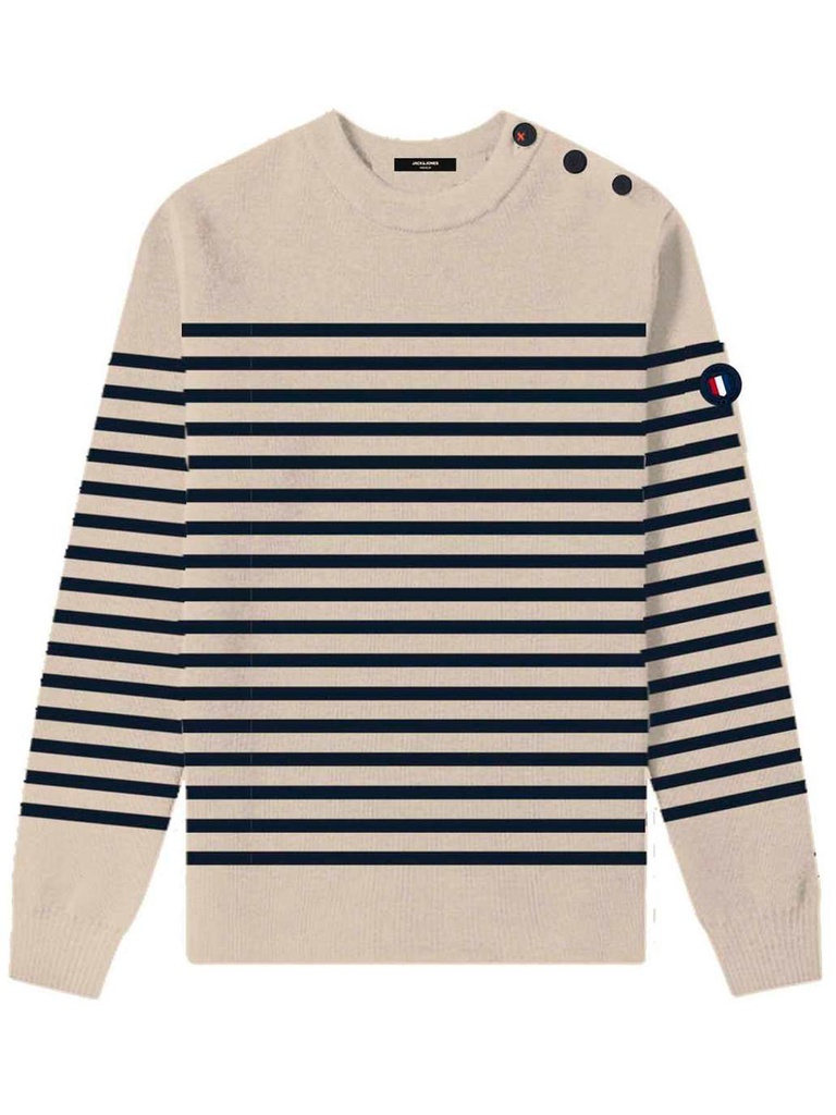 Pull JACK &amp; JONES JPRBLUROBSON KNIT CREWNECK PRAU23