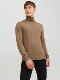 [12157417] Pull JACK &amp; JONES EEMIL ROLL NECK NOOS (XS, Marron)