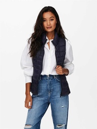 [15225157] Manteau &amp; veste ONLY ONLNEWCLAIRE QUILTED WAISTCOAT OTW NOOS (XXL, Bleu Foncé)