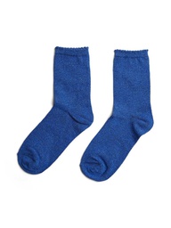 [17078534] Chaussettes PIECES PCSEBBY GLITTER LONG 1 PACK SOCKS NOOS (Bleu)