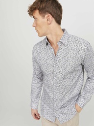 [12251006] Chemise JACK &amp; JONES JPRBLANORDIC PRINT SHIRT L/S SN (L, Blanc)