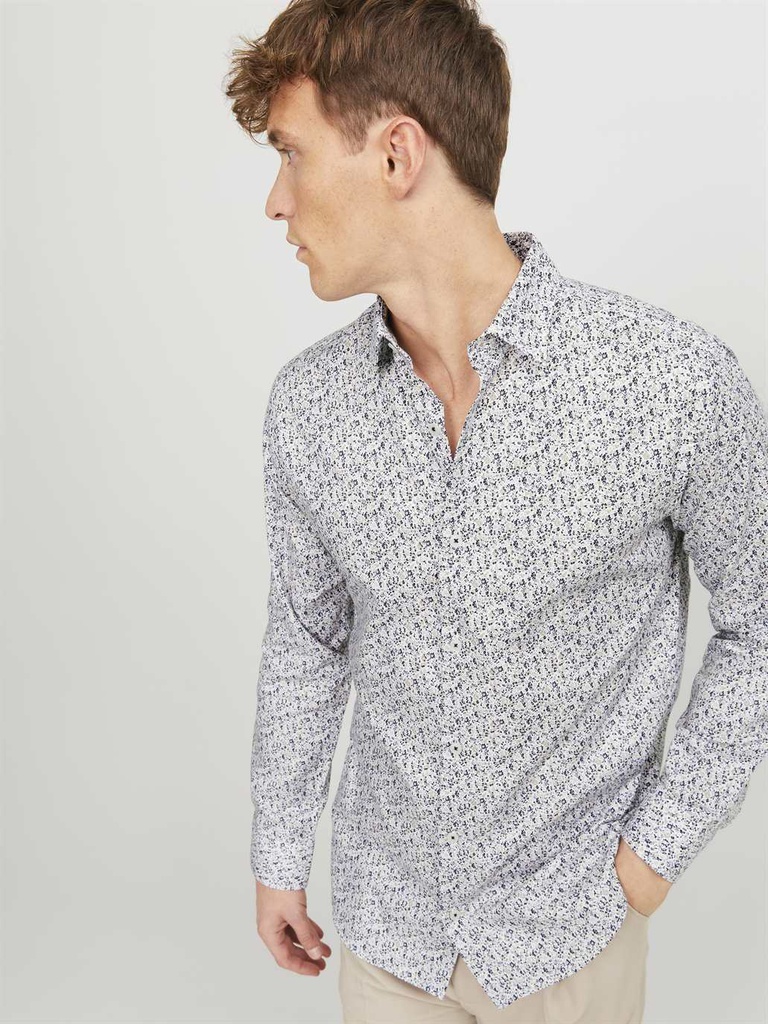 Chemise JACK &amp; JONES JPRBLANORDIC PRINT SHIRT L/S SN