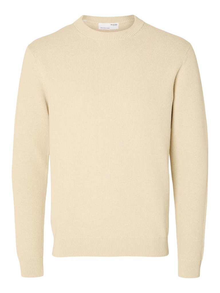 Pull SELECTED SLHDANE LS KNIT STRUCTURE CREW NECK NOOS