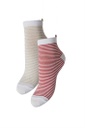Chaussettes PIECES PCLAURA ANKLE SOCKS 2-PACK BC NOOS