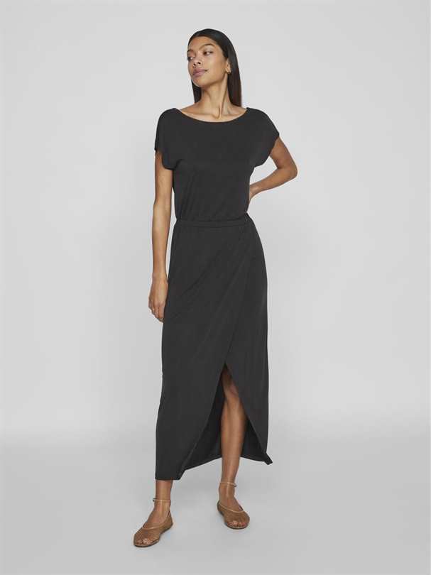 Robe VILA VIMODALA BOAT NECK CAP SLEEVE DRESS/R