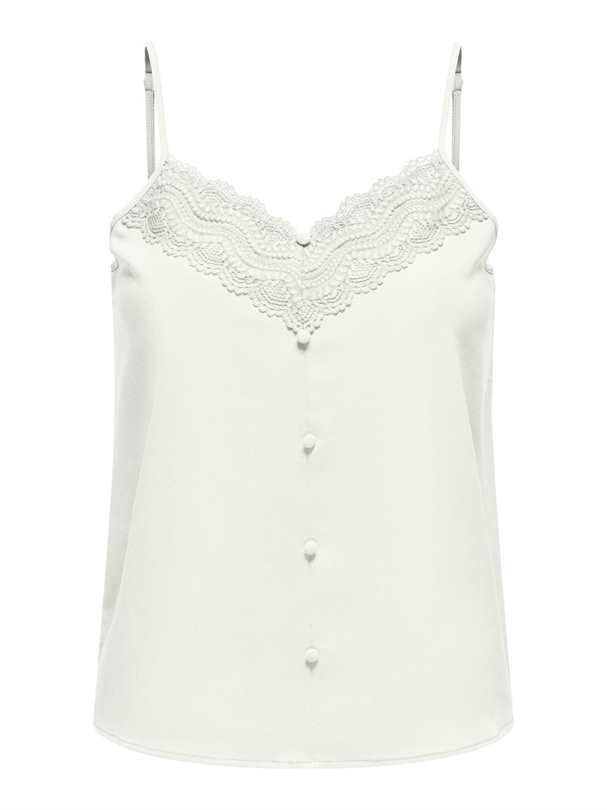Top ONLY ONLWILDA FR LACE SINGLET CS PTM