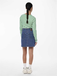 [17146493] Jupe PIECES PCPEGGY HW MB DENIM SKIRT NOOS CP (L)