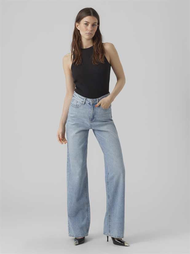 Jeans VERO MODA VMTESSA HR WIDE JEANS RA339 GA NOOS