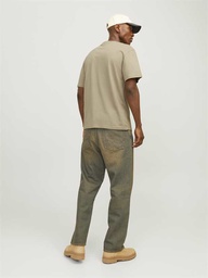 [12240121] T-shirt JACK &amp; JONES JORVESTERBRO TEE SS CREW NECK NOOS (L, Beige Foncé)