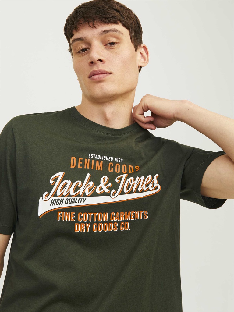 T-shirt JACK &amp; JONES JJELOGO TEE SS O-NECK 2 COL AW24 SN