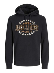 [12255617] Sweat JACK &amp; JONES JJELOGO SWEAT HOOD 2 COL 24/25 NOOS (L, Noir)